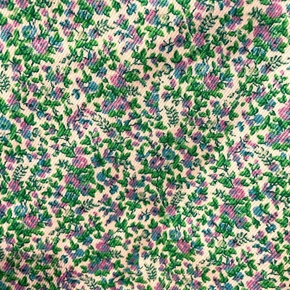 J. Crew Green Floral Print Matchstick jeans - Picture 5 of 9